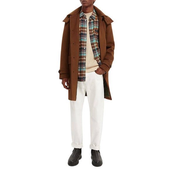 Scotch & Soda Multi Check Relaxed Fit Cotton Shirt - Picture 8 of 8